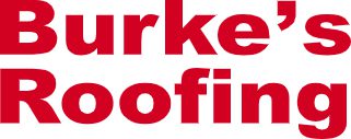 A red and white logo for market roofing.